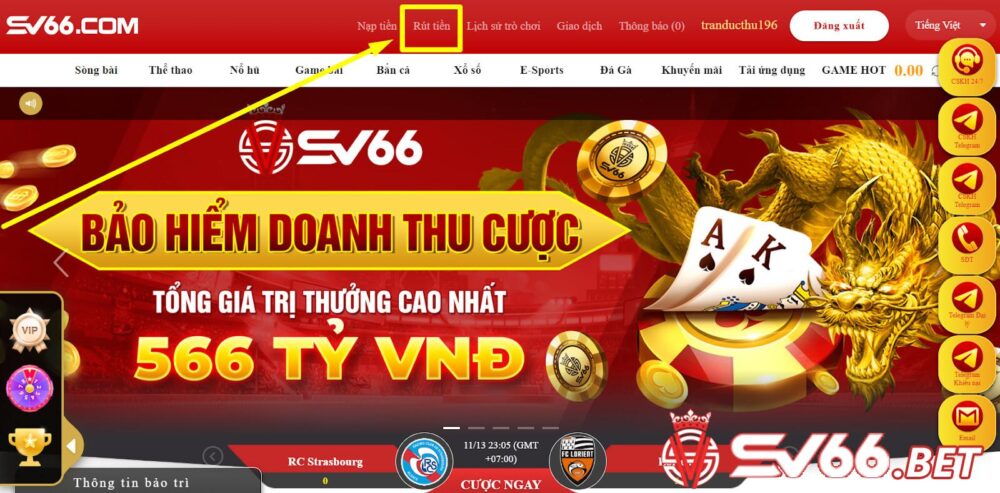 Đăng nhập tài khoản SV66