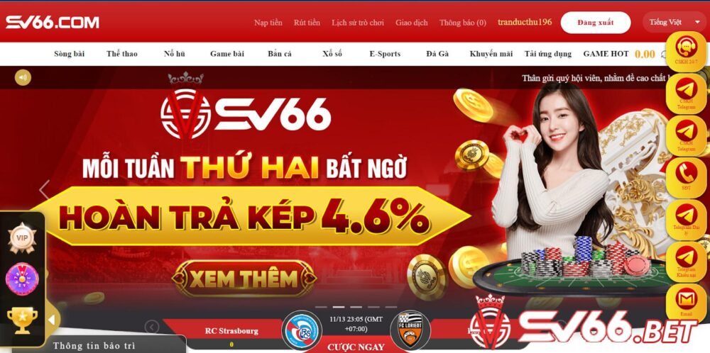 Điều kiện rút tiền SV66